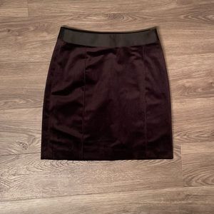ASOS purple velvet mini skirt with matching jacket new with tags